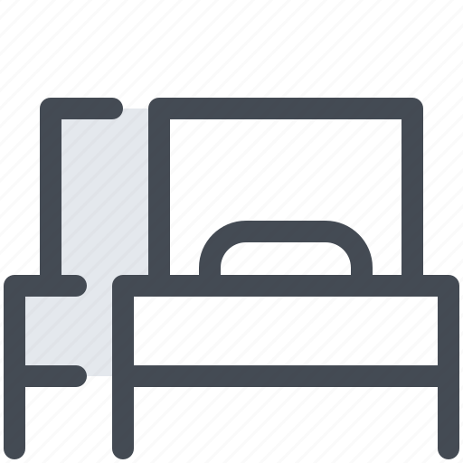Bedroom, beds, decor, furniture, interior icon - Download on Iconfinder