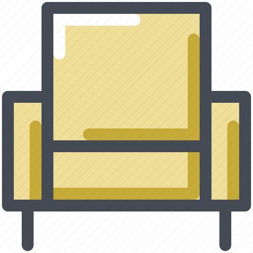 Armchair, chair, furniture, interior icon - Download on Iconfinder