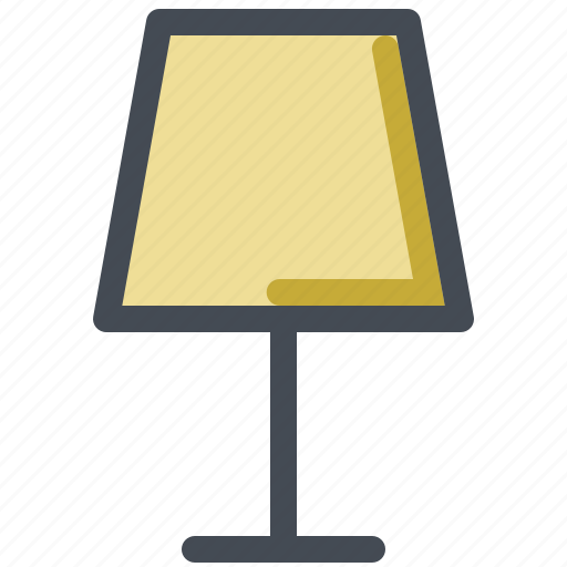 Decor, lamp, light, lighting, table icon - Download on Iconfinder