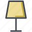 decor, lamp, light, lighting, table 