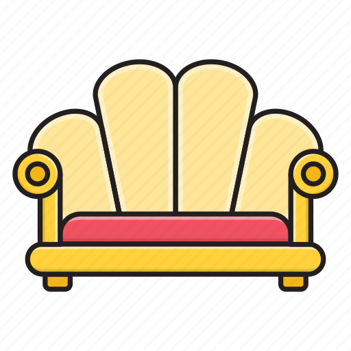 Couch, furniture, interior, seat, sofa icon - Download on Iconfinder