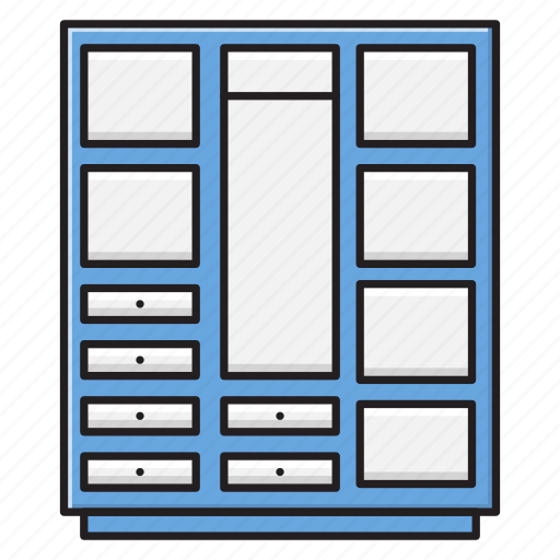Cabinet, cupboard, furniture, interior, wardrobe icon - Download on Iconfinder