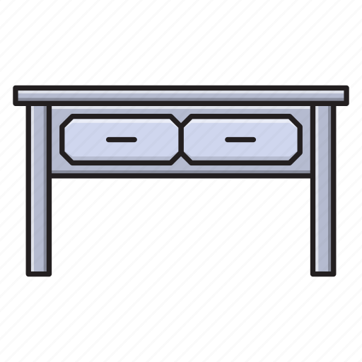 Cabinet, desk, drawer, table, wood icon - Download on Iconfinder