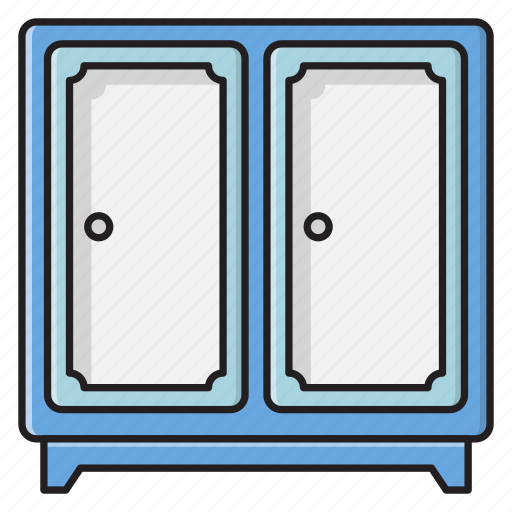 Cupboard, furniture, interior, lock, wardrobe icon - Download on Iconfinder