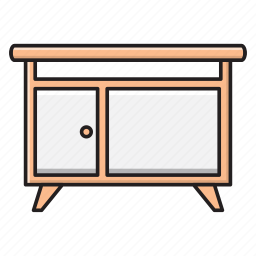 Cabinet, desk, drawer, furniture, table icon - Download on Iconfinder