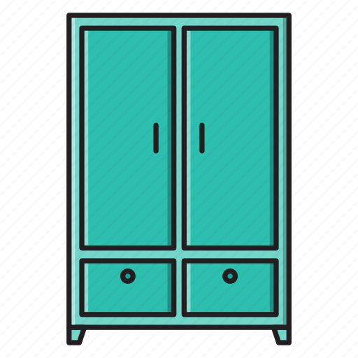 Cupboard, drawers, furniture, interior, wardrobe icon - Download on Iconfinder