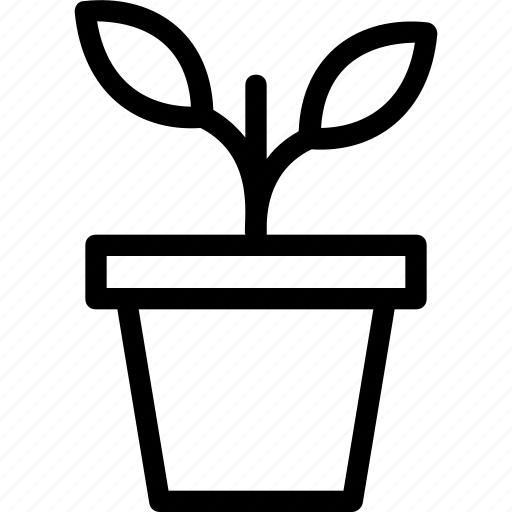 Pot, plant, gardening, growth icon - Download on Iconfinder
