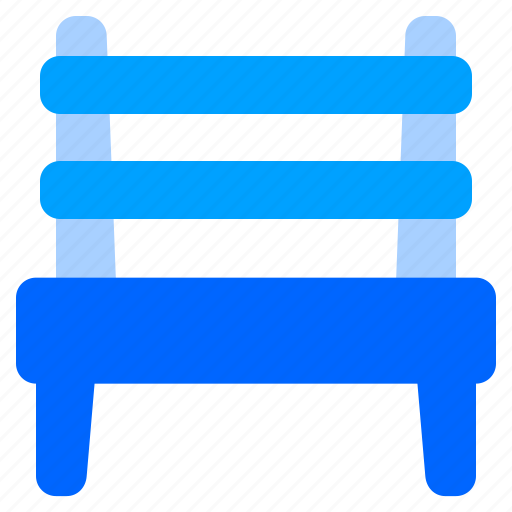 Bench, chair, seat, park, outside icon - Download on Iconfinder