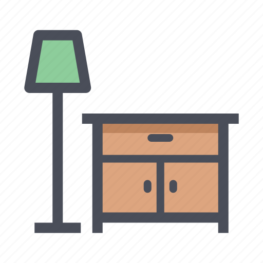 Color, decor, furniture, office, restroom, table icon - Download on Iconfinder