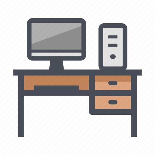 Color, decor, furniture, office, restroom, table icon - Download on Iconfinder