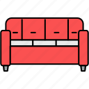 sofa, couch, furniture, home, interior, living room, settee 