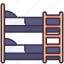 bed, bunk, furniture, ladder, sleep 