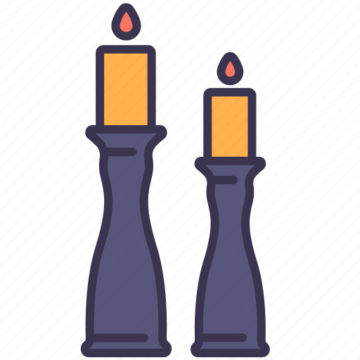 Candle, decor, holder, light, sanitary icon - Download on Iconfinder