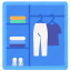 cabinet, cloth, dressing, shelf, wardrobe 