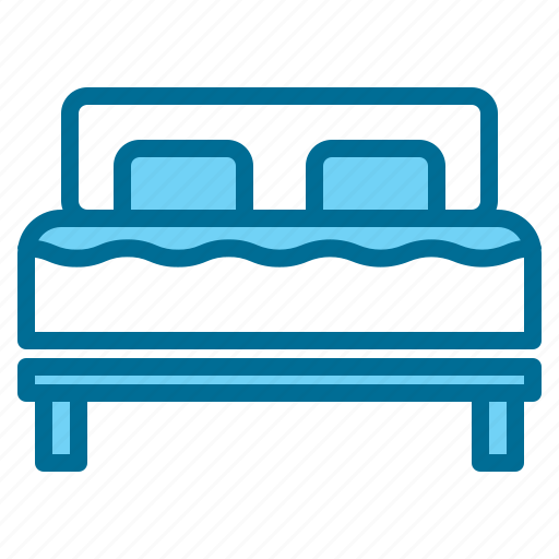 Bed, decoration, design, double, furniture, home, interior icon - Download on Iconfinder