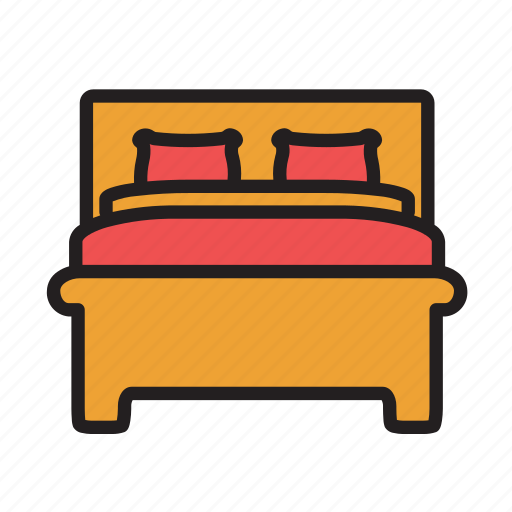 Bed, bedroom, furniture, household, interior icon - Download on Iconfinder