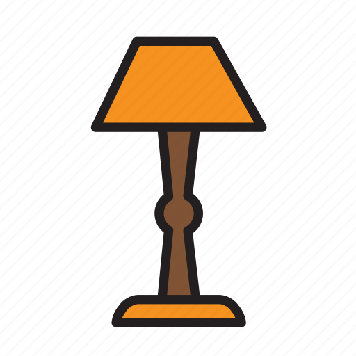 Furniture, households, interior, lamp, table icon - Download on Iconfinder