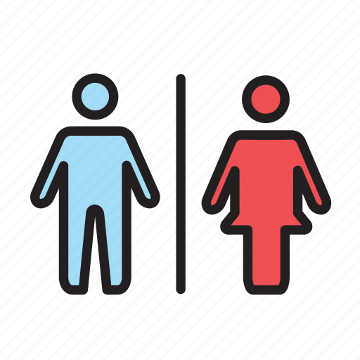 Female, interior, male, man, toilet, user, woman icon - Download on Iconfinder
