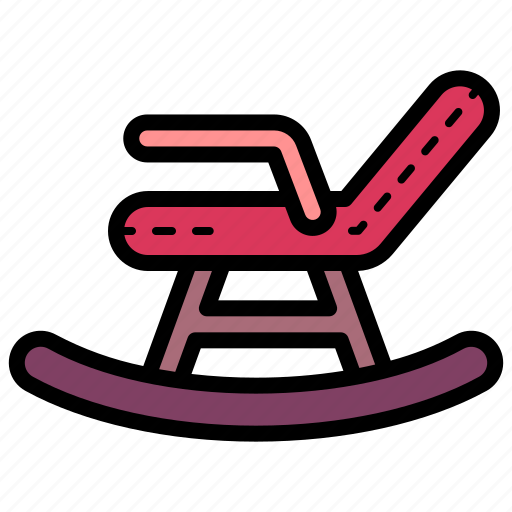Furniture, household, interior, rocking chair, rocking seat icon - Download on Iconfinder