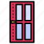 household, furniture, door, entrance, exit 