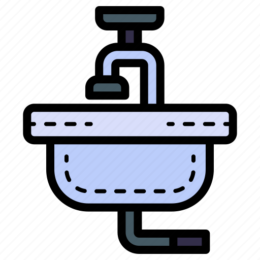 Washbowl, interior, washbasin, bathroom, sink icon - Download on Iconfinder