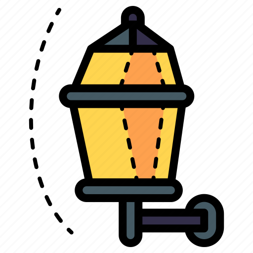 Furniture, household, wall lamp, decor lamp, lighting icon - Download on Iconfinder