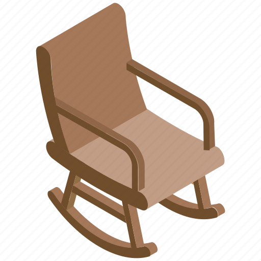 Chair, furniture, oak furniture, rocker chair, rocking chair icon - Download on Iconfinder