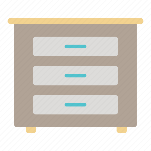 Cabinet, cupboard, drawer, drawers, furniture, interior, night stand icon - Download on Iconfinder