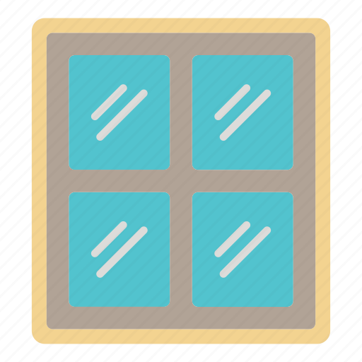 Glass, home, house, interior, room, view, window icon - Download on Iconfinder