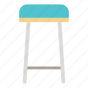 bar, chair, furniture, high, seat, sitting, stool