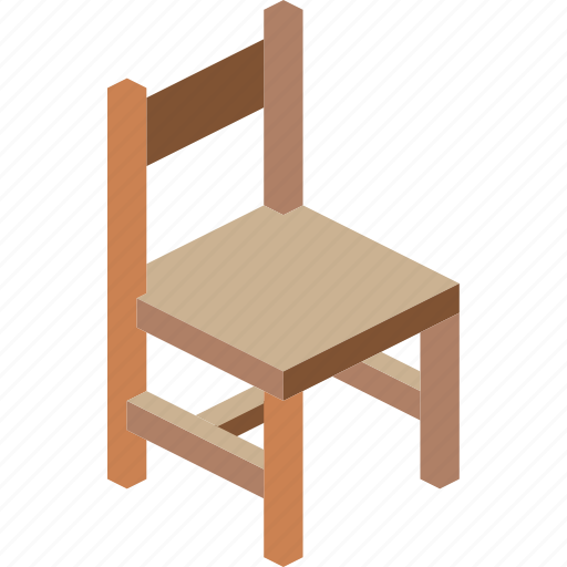 Chair, furniture, household, iso, kitchen icon - Download on Iconfinder