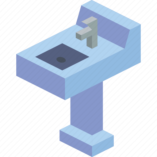 Bathroom, furniture, household, iso, sink icon - Download on Iconfinder