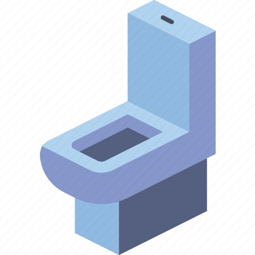 Bathroom, furniture, household, iso, toilet icon - Download on Iconfinder