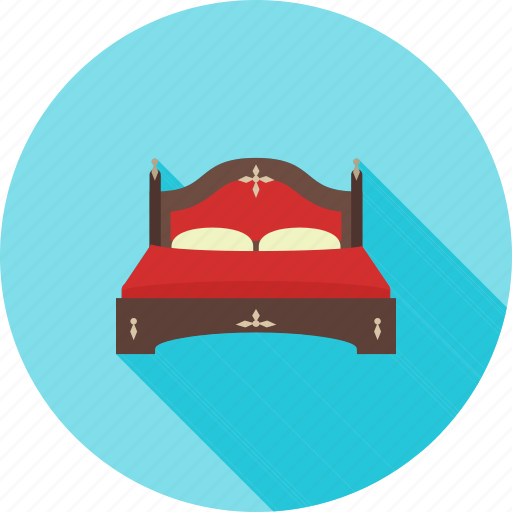 Apartment, bed, bedroom, double, furniture, relaxation, room icon - Download on Iconfinder
