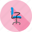 chair, furniture, leather, office, revolving, seat, wheels 