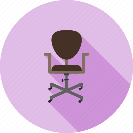 Chair, furniture, leather, manager, office, revolving, wheels icon - Download on Iconfinder