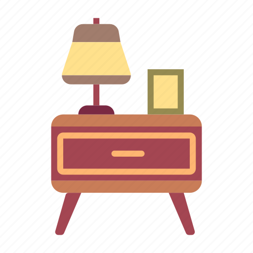 Bedroom, bedside, cabinet, drawer, furniture, home, interior icon - Download on Iconfinder