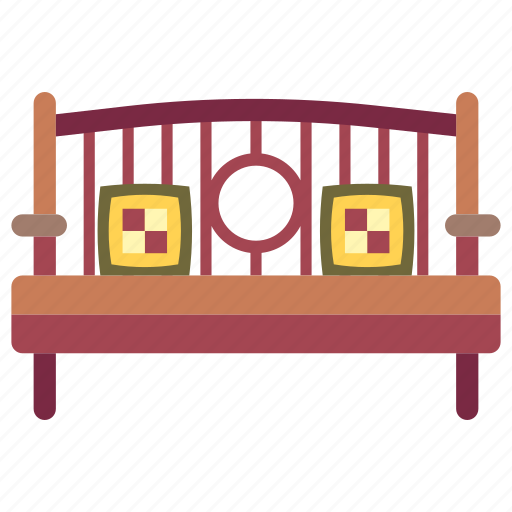 Bench, chair, comfortable, decoration, furniture, interior, seat icon - Download on Iconfinder