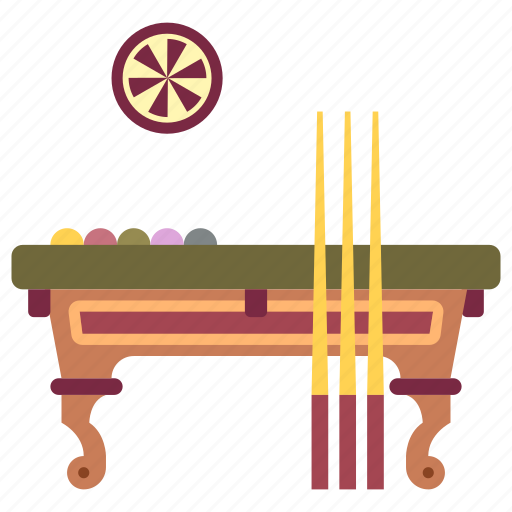 Billiard, home, interior, leisure, pool, snooker, table icon - Download on Iconfinder