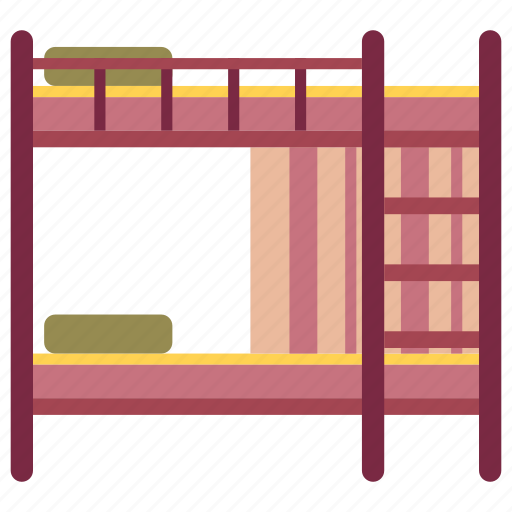 Bed, bedroom, bunk, furniture, home, house, interior icon - Download on Iconfinder