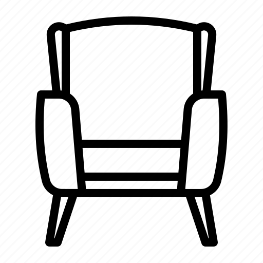 Furniture, interior, chair, arm chair, wing chair, seat, sofa icon - Download on Iconfinder