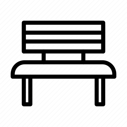 Bench, park, picnic, outdoor, furniture icon - Download on Iconfinder