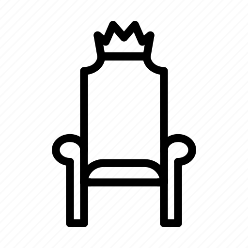 Throne, king, royalty, power, chair icon - Download on Iconfinder
