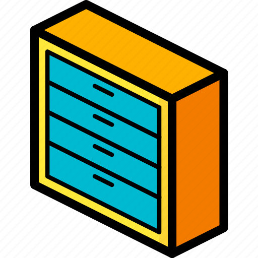 Bedroom, drawers, furniture, household icon - Download on Iconfinder