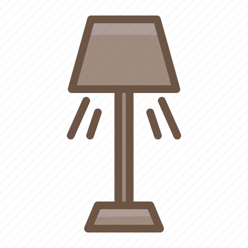 Energy, furniture, interior, lamp, light, room, table icon - Download on Iconfinder
