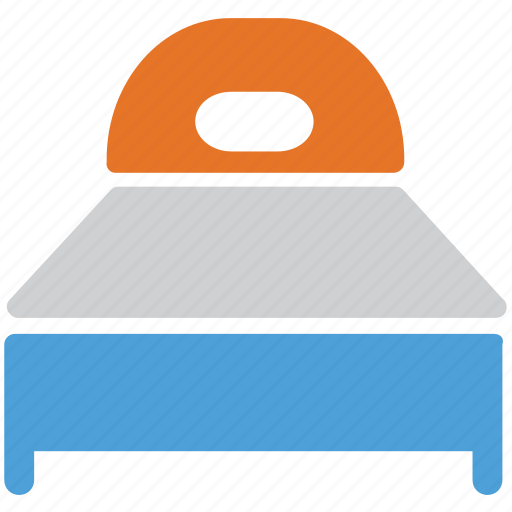 Bed, single bed, furniture, hotel icon - Download on Iconfinder