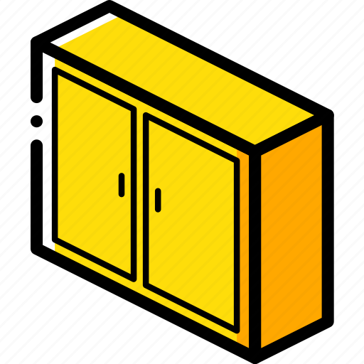 Cabinet, furniture, household, iso, kitchen icon - Download on Iconfinder