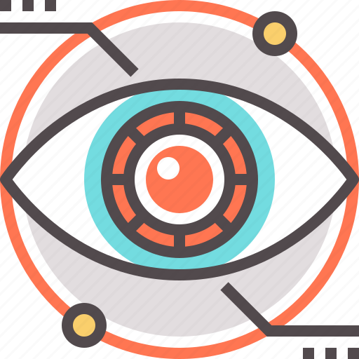 Artificial, cyber, eye, future, retina icon - Download on Iconfinder