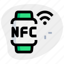 smartwatch, nfc, signal, network