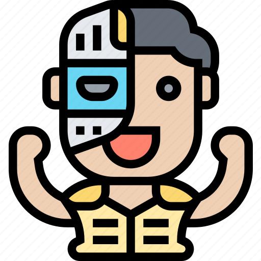 Cyborg, humanoid, robot, innovation, engineer icon - Download on Iconfinder
